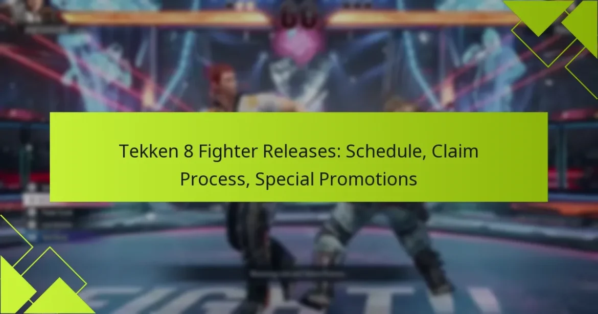 Tekken 8 Fighter Releases: Schedule, Claim Process, Special Promotions