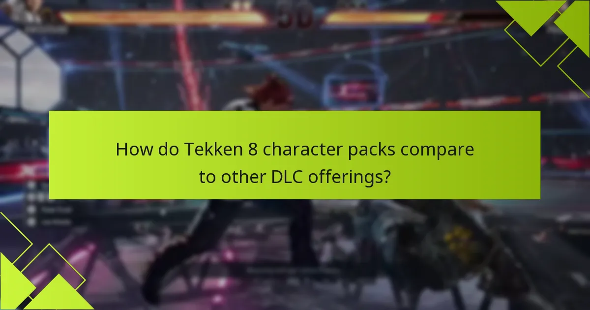 How much do Tekken 8 character packs cost?