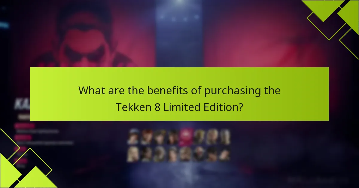 Where can I find the Tekken 8 Limited Edition for purchase?