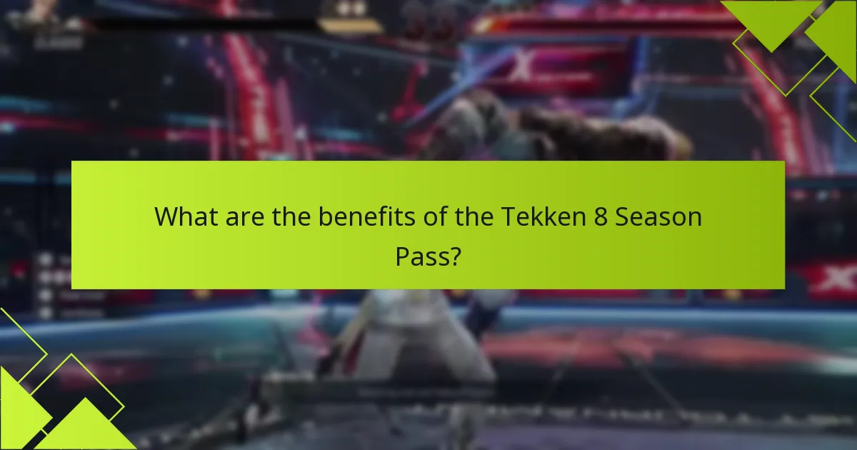 What additional content comes with the Tekken 8 Season Pass?