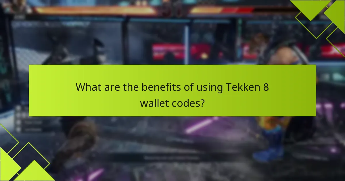 Which exclusive offers can I find with Tekken 8 wallet codes?