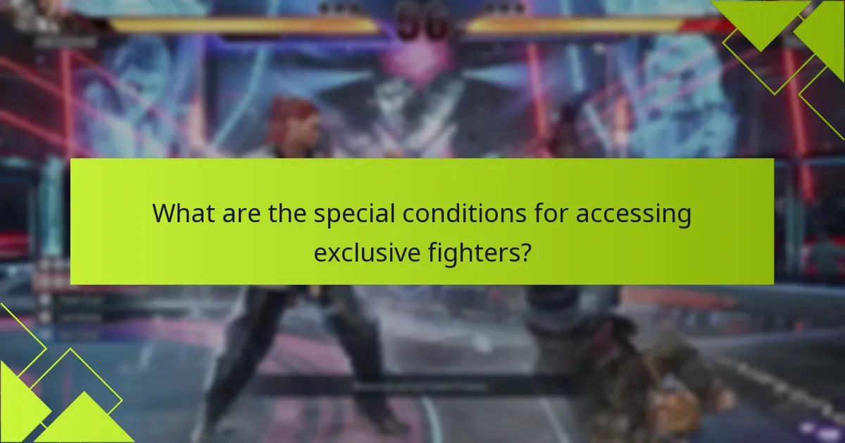 How do exclusive fighters compare to DLC in previous Tekken games?