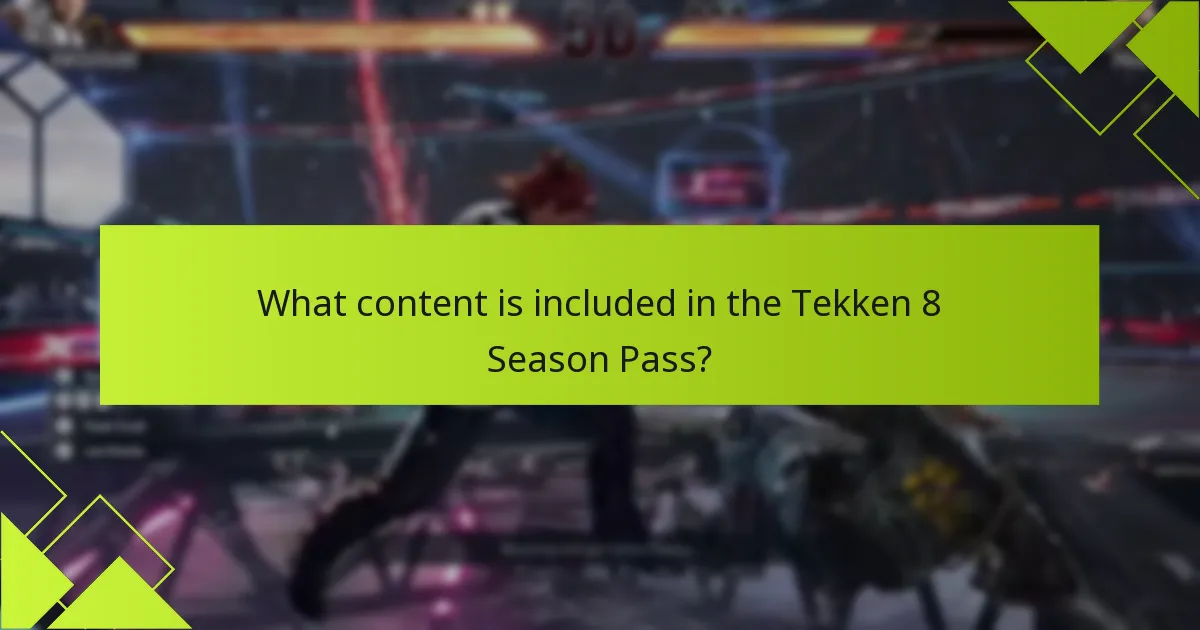 Where can I purchase the Tekken 8 Season Pass?