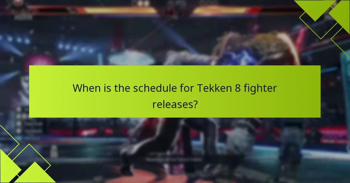 Which platforms will support Tekken 8 fighter claims?